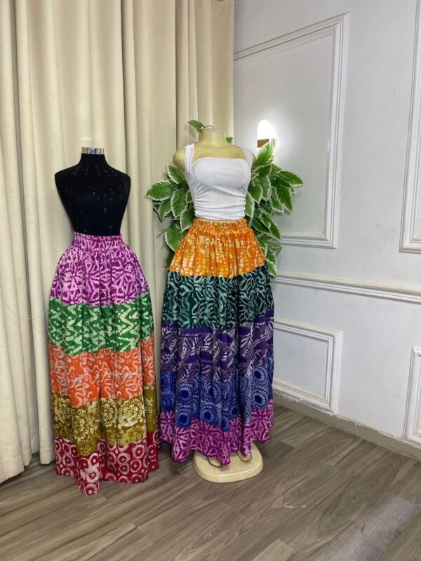 Adire Maxi Skirt