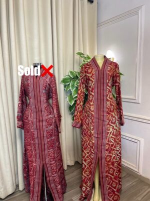 Adire dress + Asooke