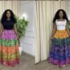 Adire Maxi Skirt