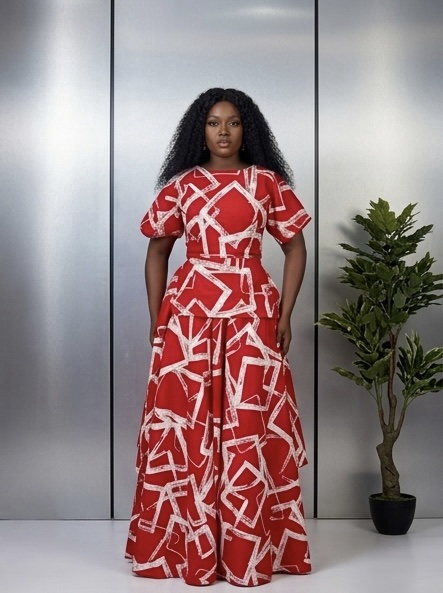 Ankara Two Piece with skirt